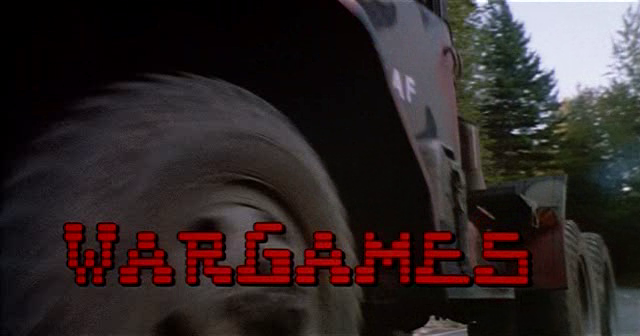 Fig. 1 - On screen title of the WarGames movie