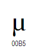 Unicode Glyph